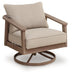 Harmony Headlands Outdoor Swivel Lounge with Cushion - Aumand's Furniture (North Walpole, NH) 