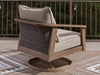 Harmony Headlands Outdoor Swivel Lounge with Cushion - Aumand's Furniture (North Walpole, NH) 