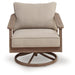 Harmony Headlands Outdoor Swivel Lounge with Cushion - Aumand's Furniture (North Walpole, NH) 