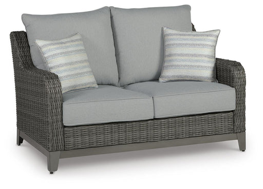Elite Park Outdoor Loveseat with Cushion - Aumand's Furniture (North Walpole, NH) 
