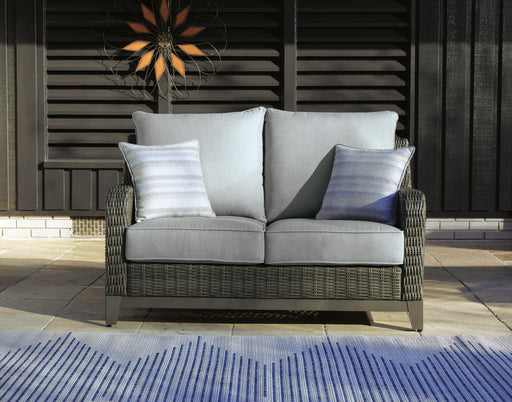 Elite Park Outdoor Loveseat with Cushion - Aumand's Furniture (North Walpole, NH) 