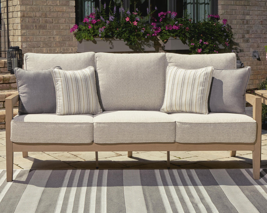 Hallow Creek Outdoor Sofa with Cushion - Aumand's Furniture (North Walpole, NH) 