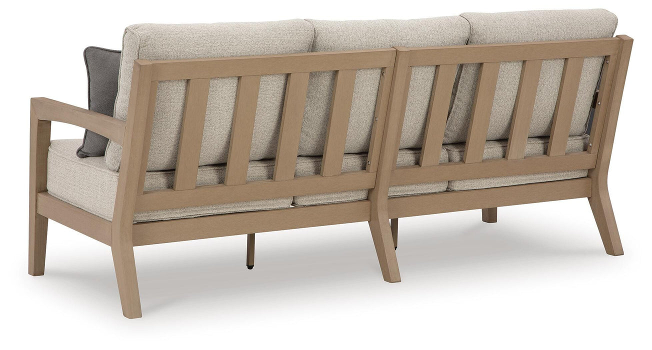 Hallow Creek Outdoor Sofa with Cushion - Aumand's Furniture (North Walpole, NH) 