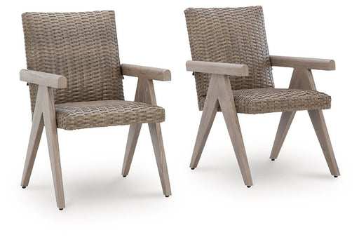 Cliff Trails Outdoor Arm Chair (Set of 2) - Aumand's Furniture (North Walpole, NH) 