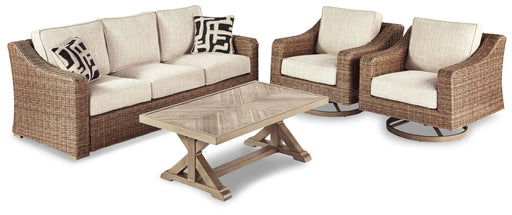 Beachcroft Outdoor Conversation Set - Aumand's Furniture (North Walpole, NH) 