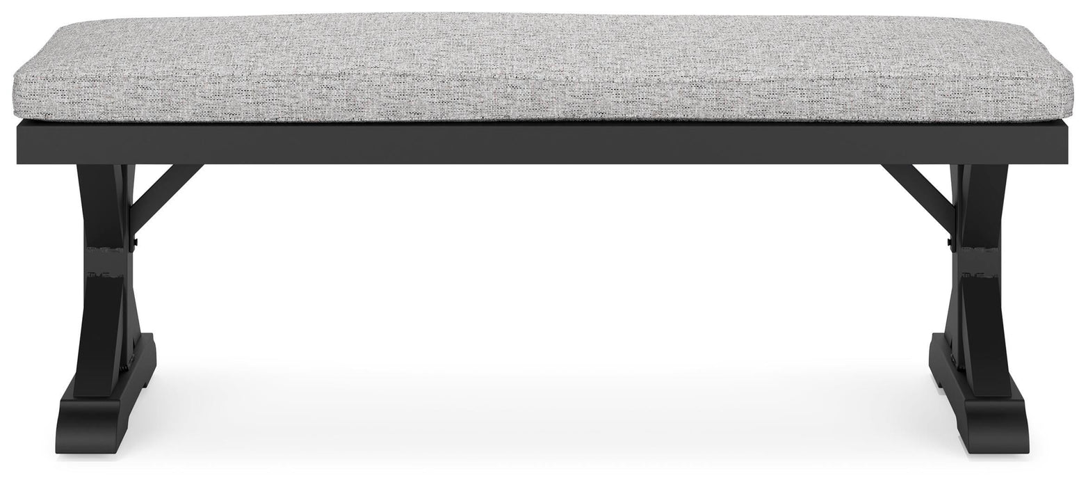 Beachcroft Outdoor Bench with Cushion - Aumand's Furniture (North Walpole, NH) 