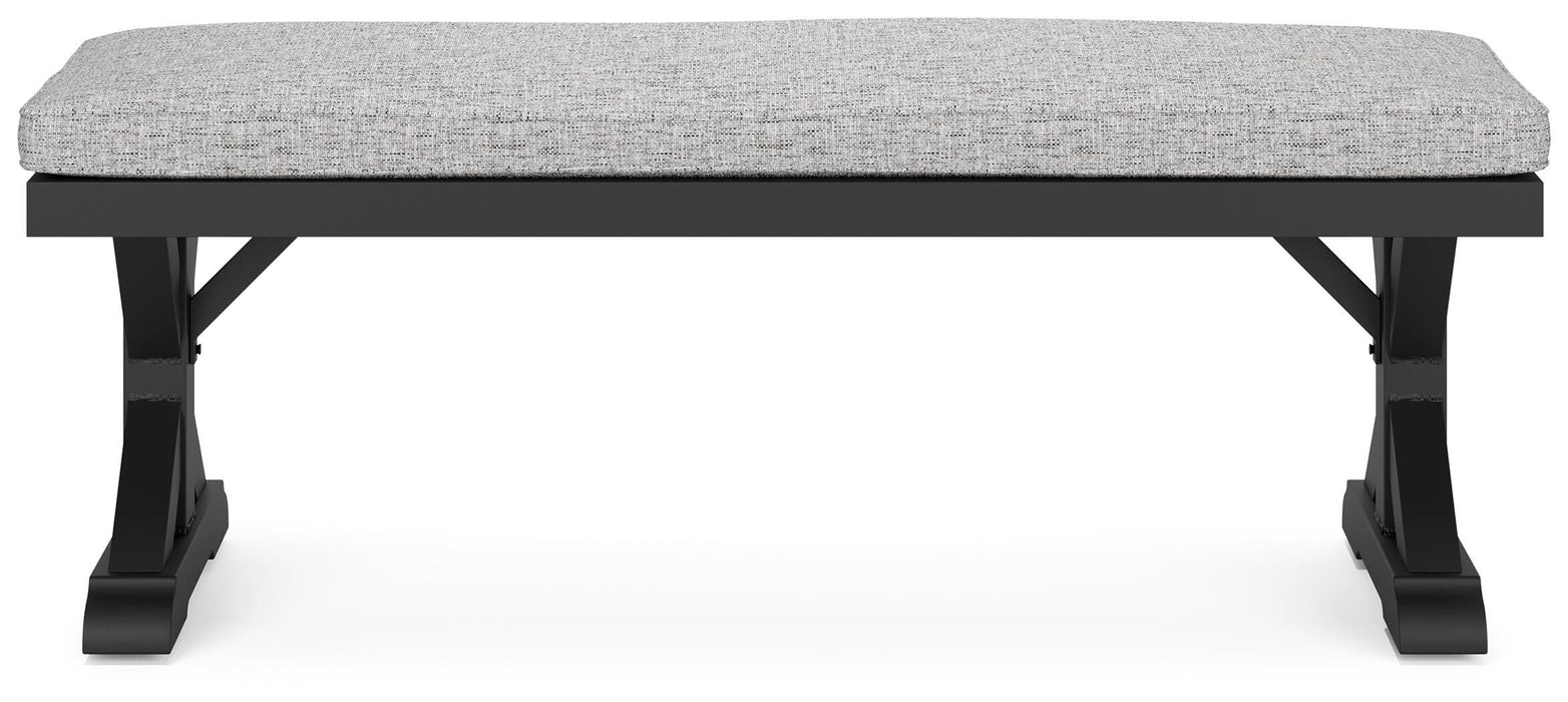 Beachcroft Outdoor Bench with Cushion - Aumand's Furniture (North Walpole, NH) 