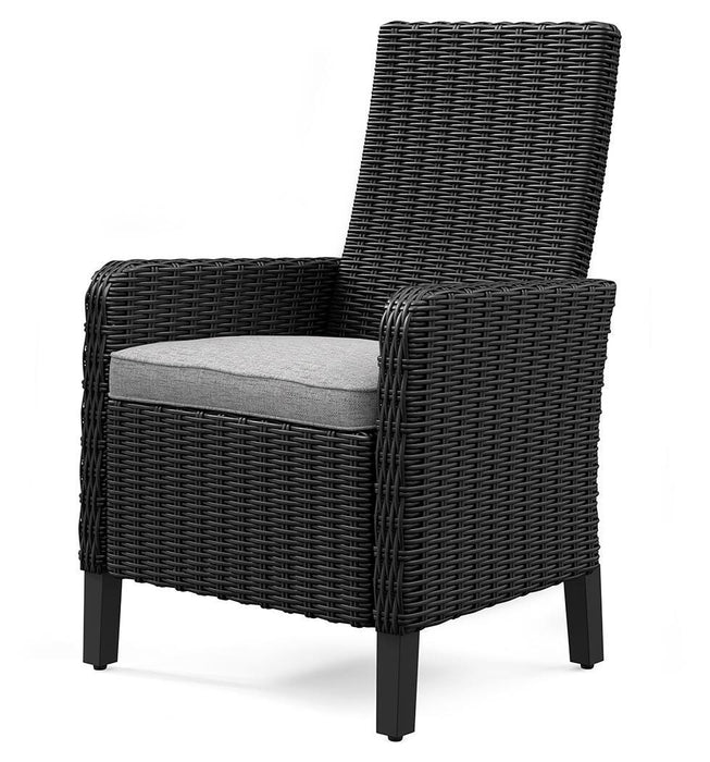 Beachcroft Outdoor Arm Chair with Cushion (Set of 2) - Aumand's Furniture (North Walpole, NH) 