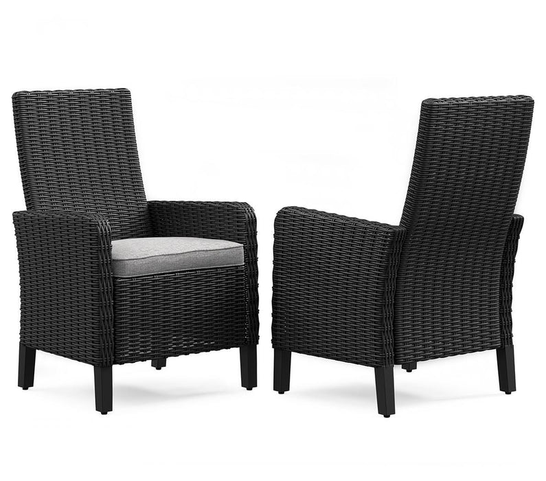 Beachcroft Outdoor Arm Chair with Cushion (Set of 2) - Aumand's Furniture (North Walpole, NH) 