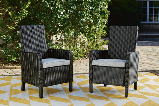 Beachcroft Outdoor Arm Chair with Cushion (Set of 2) - Aumand's Furniture (North Walpole, NH) 