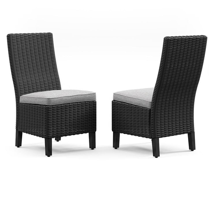Beachcroft Outdoor Side Chair with Cushion (Set of 2) - Aumand's Furniture (North Walpole, NH) 