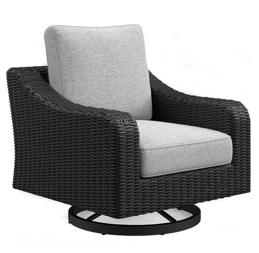 Beachcroft Outdoor Swivel Lounge with Cushion - Aumand's Furniture (North Walpole, NH) 