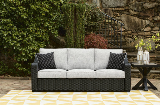 Beachcroft Outdoor Sofa with Cushion - Aumand's Furniture (North Walpole, NH) 