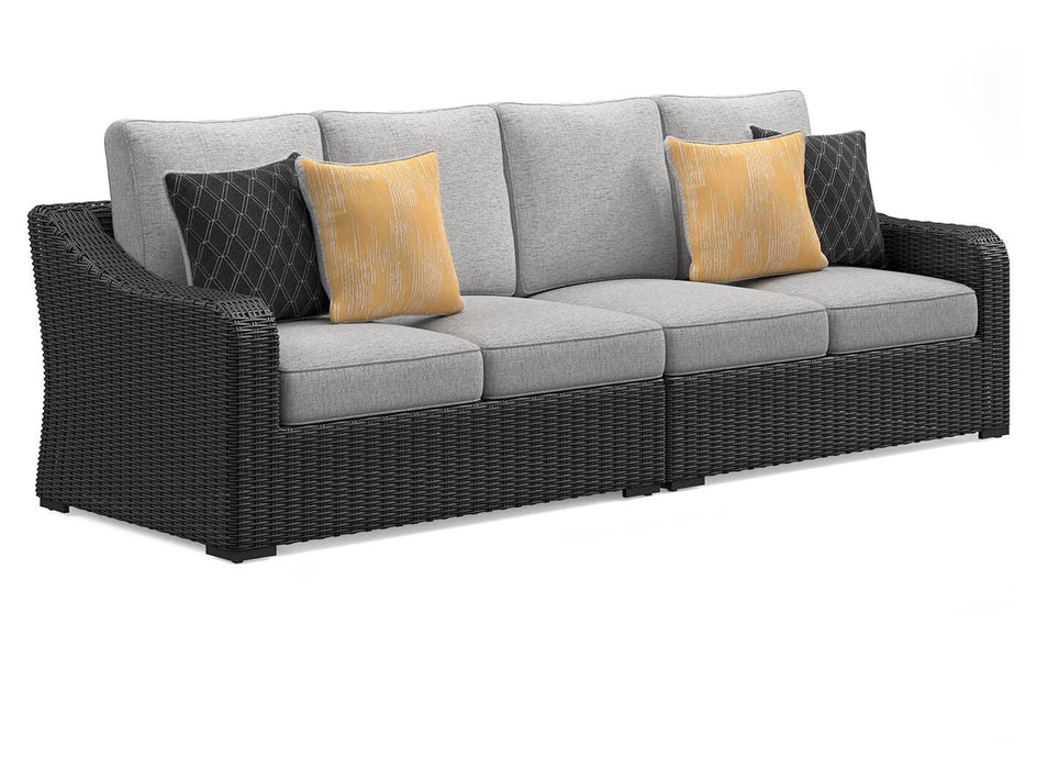 Beachcroft 2-Piece Outdoor Loveseat with Cushion - Aumand's Furniture (North Walpole, NH) 