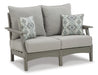 Visola Outdoor Sofa and Loveseat Set - Aumand's Furniture (North Walpole, NH) 