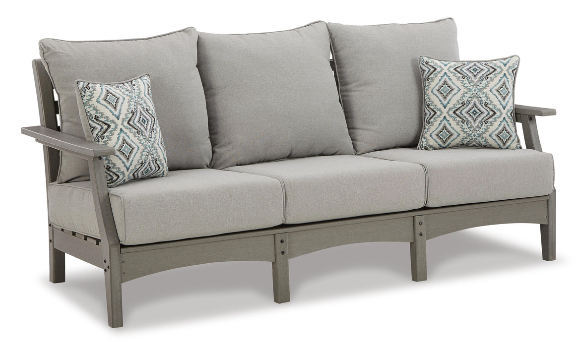 Visola Outdoor Sofa and Loveseat Set - Aumand's Furniture (North Walpole, NH) 
