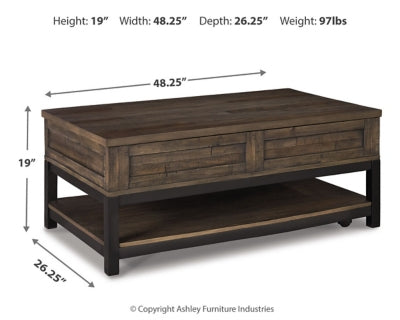 Johurst Coffee Table with Lift Top - Aumand's Furniture (North Walpole, NH) 