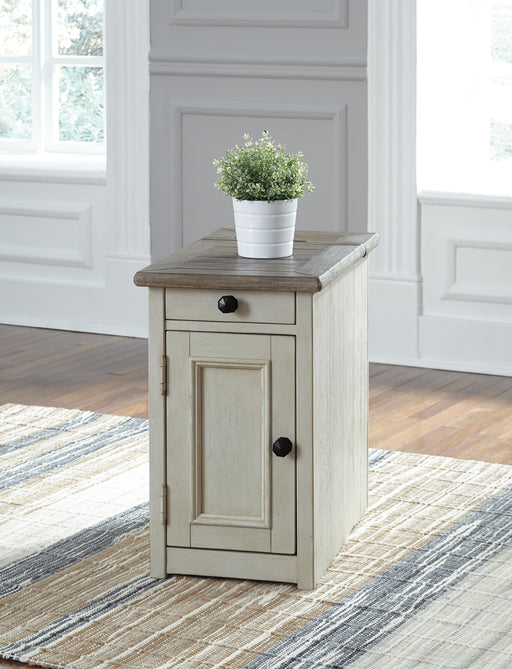 Bolanburg Chairside End Table with USB Ports & Outlets - Aumand's Furniture (North Walpole, NH) 
