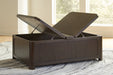 Breckington Coffee Table With Storage - Aumand's Furniture (North Walpole, NH) 
