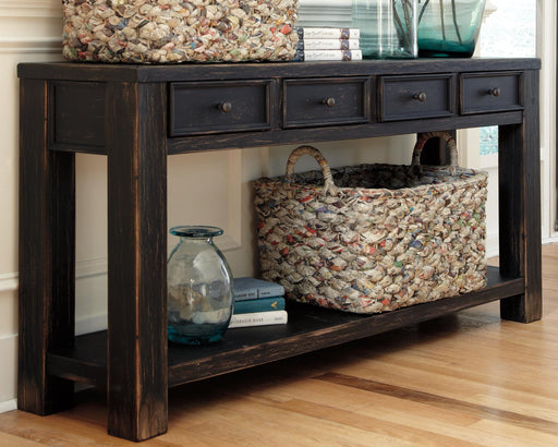 Gavelston Sofa/Console Table - Aumand's Furniture (North Walpole, NH) 