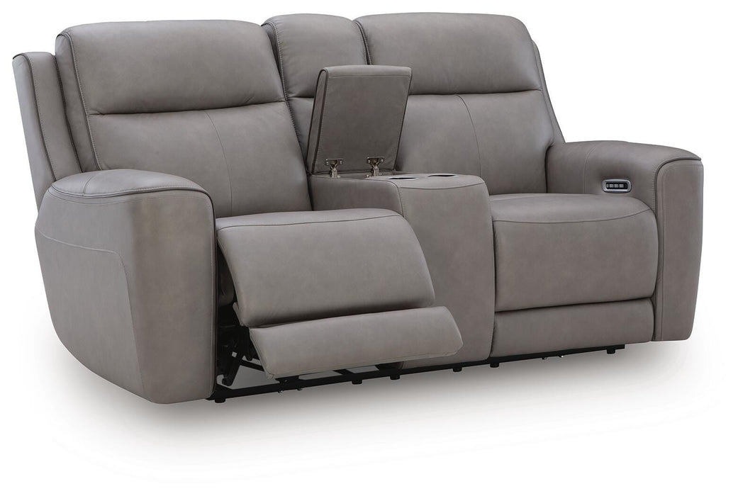 5Z-Comfort Power Reclining Loveseat with Console - Aumand's Furniture (North Walpole, NH) 