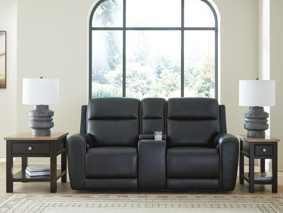 5Z-Comfort Power Reclining Loveseat with Console - Aumand's Furniture (North Walpole, NH) 