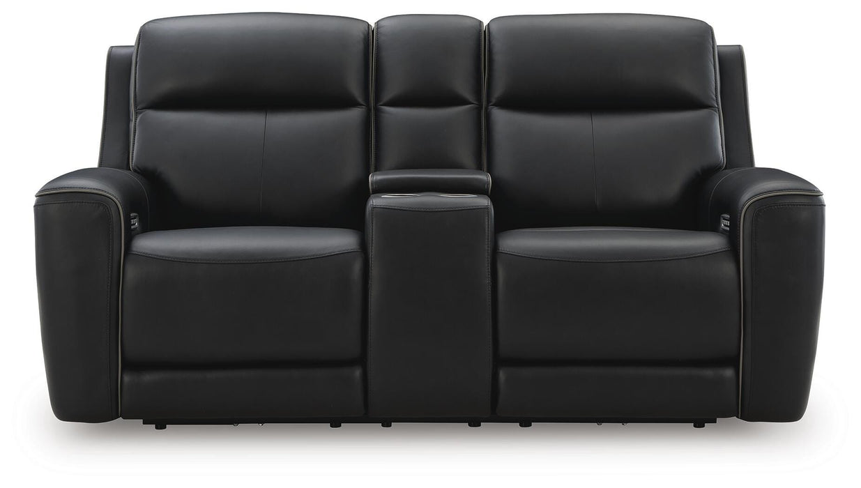 5Z-Relaxation Power Reclining Loveseat with Console - Aumand's Furniture (North Walpole, NH) 