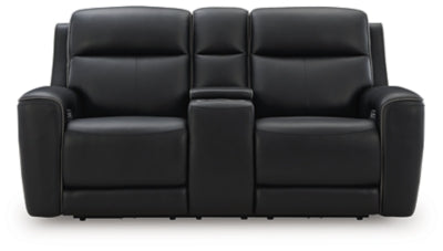 5Z-Relaxation Power Reclining Loveseat with Console - Aumand's Furniture (North Walpole, NH) 