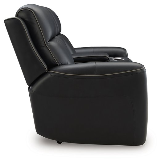 5Z-Comfort Power Reclining Loveseat with Console - Aumand's Furniture (North Walpole, NH) 