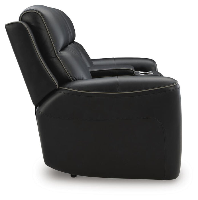 5Z-Relaxation Power Reclining Loveseat with Console - Aumand's Furniture (North Walpole, NH) 