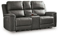 Bleckley Power Reclining Loveseat with Console - Aumand's Furniture (North Walpole, NH) 
