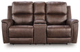 Bleckley Power Reclining Loveseat with Console - Aumand's Furniture (North Walpole, NH) 