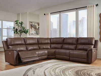 Bleckley Power Reclining Sectional - Aumand's Furniture (North Walpole, NH) 