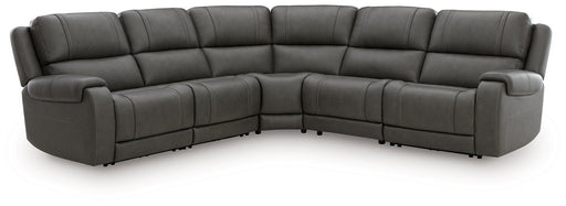 5Z - Pittson Power Reclining Sectional - Aumand's Furniture (North Walpole, NH) 