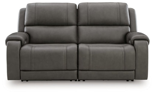 5Z - Pittson Power Reclining Sectional Loveseat - Aumand's Furniture (North Walpole, NH) 