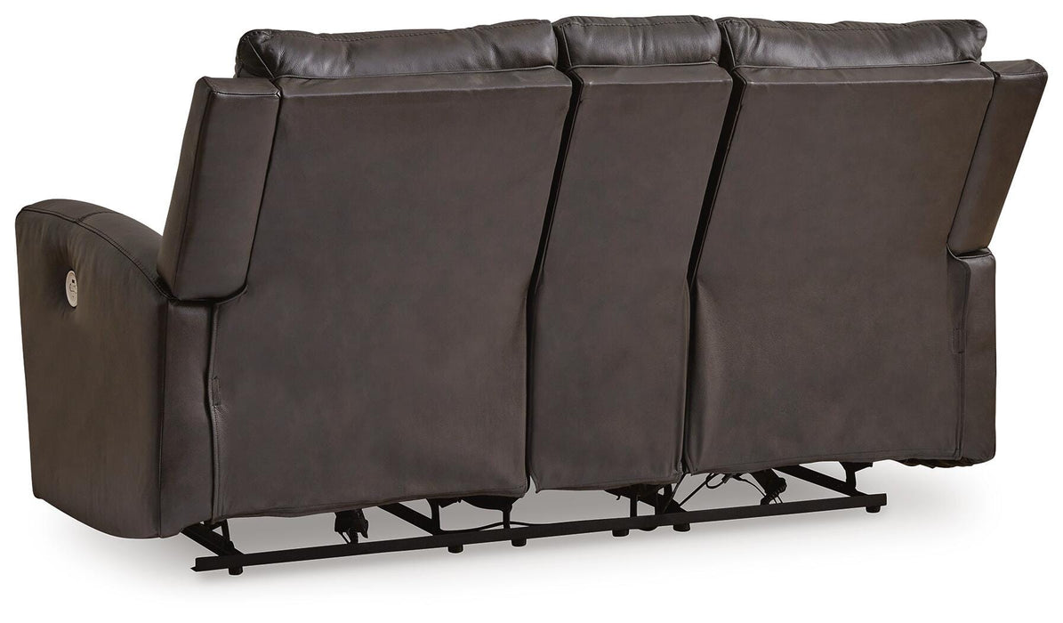 Boxmere Power Reclining Loveseat with Console - Aumand's Furniture (North Walpole, NH) 