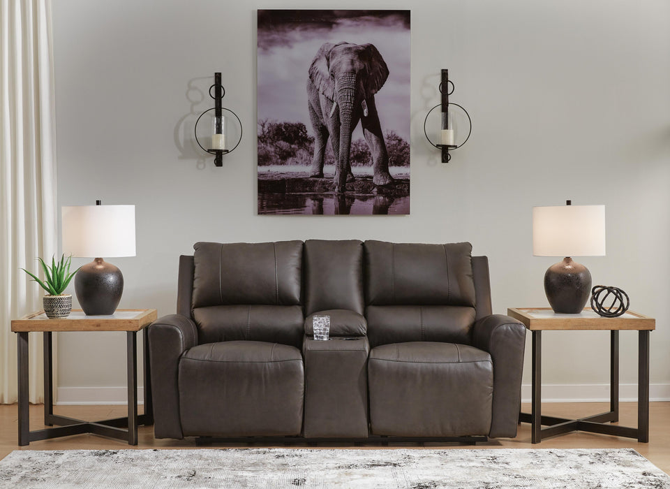 Boxmere Power Reclining Loveseat with Console - Aumand's Furniture (North Walpole, NH) 