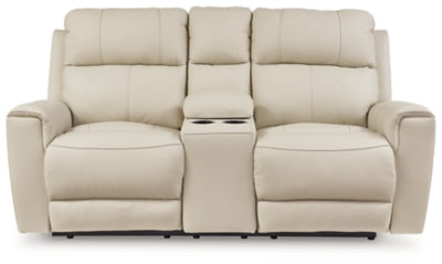 Dahlmoore Power Reclining Loveseat with Console - Aumand's Furniture (North Walpole, NH) 