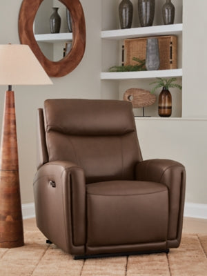 Pincara Power AutoGlide Recliner - Aumand's Furniture (North Walpole, NH) 