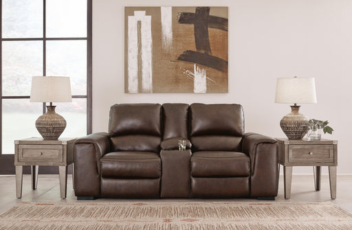 Alessandro Power Reclining Loveseat with Console - Aumand's Furniture (North Walpole, NH) 