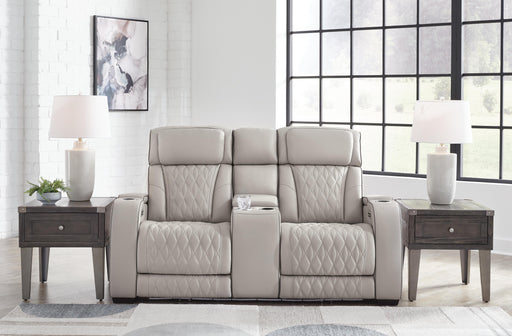 Boyington Power Reclining Loveseat with Console - Aumand's Furniture (North Walpole, NH) 