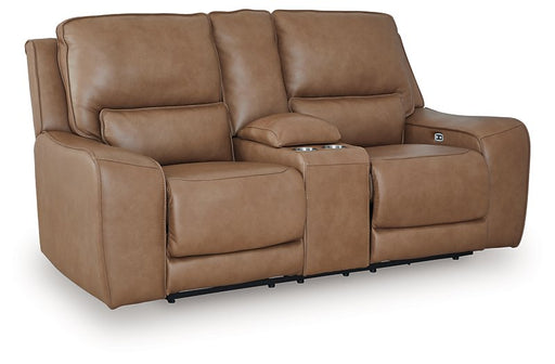 DeepWakes Power Reclining Loveseat with Console - Aumand's Furniture (North Walpole, NH) 