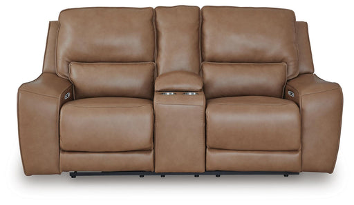 DeepWakes Power Reclining Loveseat with Console - Aumand's Furniture (North Walpole, NH) 