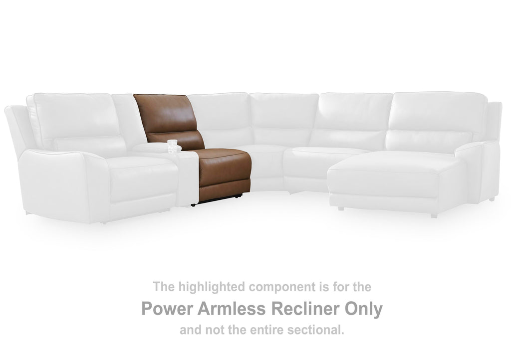 DeepWakes Power Reclining Sectional with Chaise - Aumand's Furniture (North Walpole, NH) 