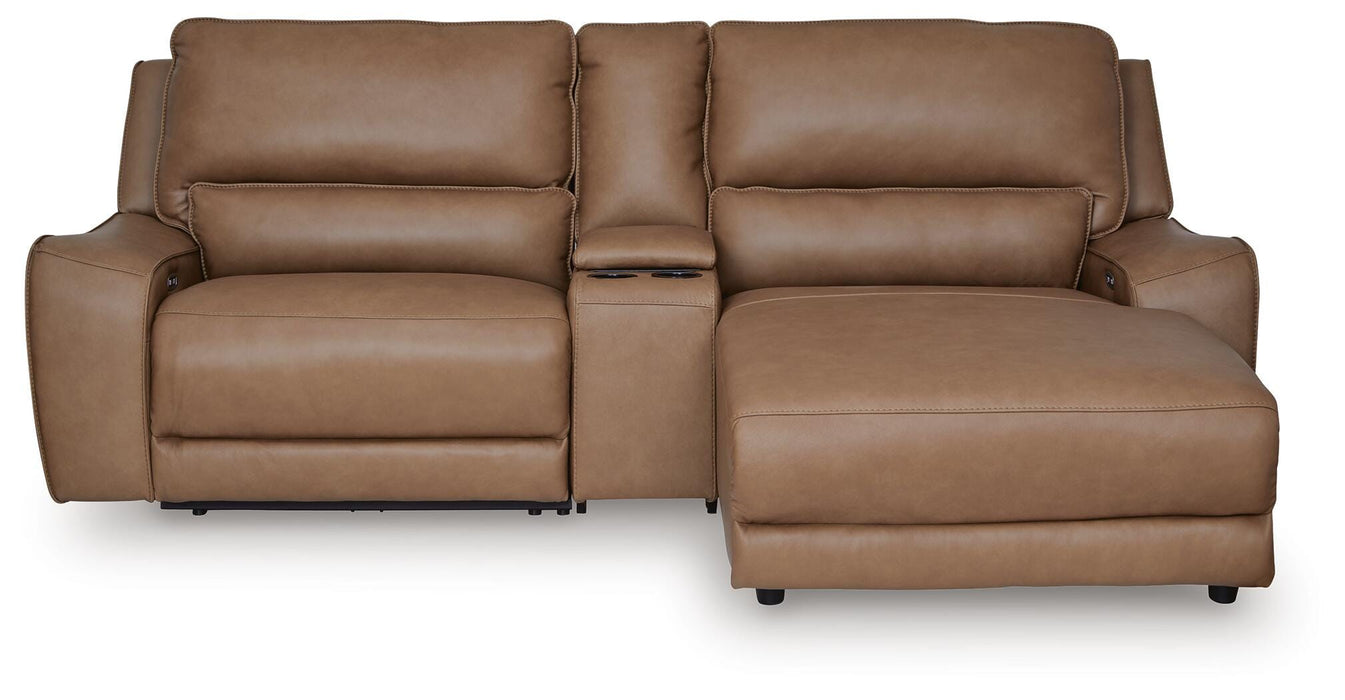 DeepWakes Power Reclining Sectional with Chaise - Aumand's Furniture (North Walpole, NH) 