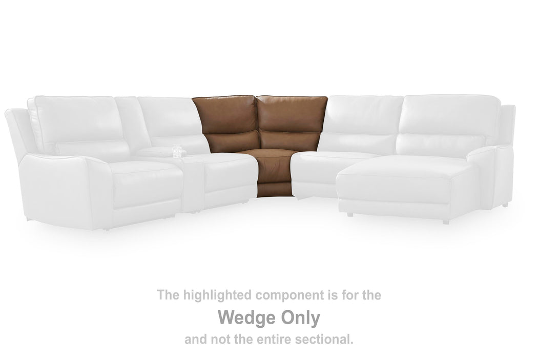 DeepWakes Reclining Sectional with Storage Console - Aumand's Furniture (North Walpole, NH) 