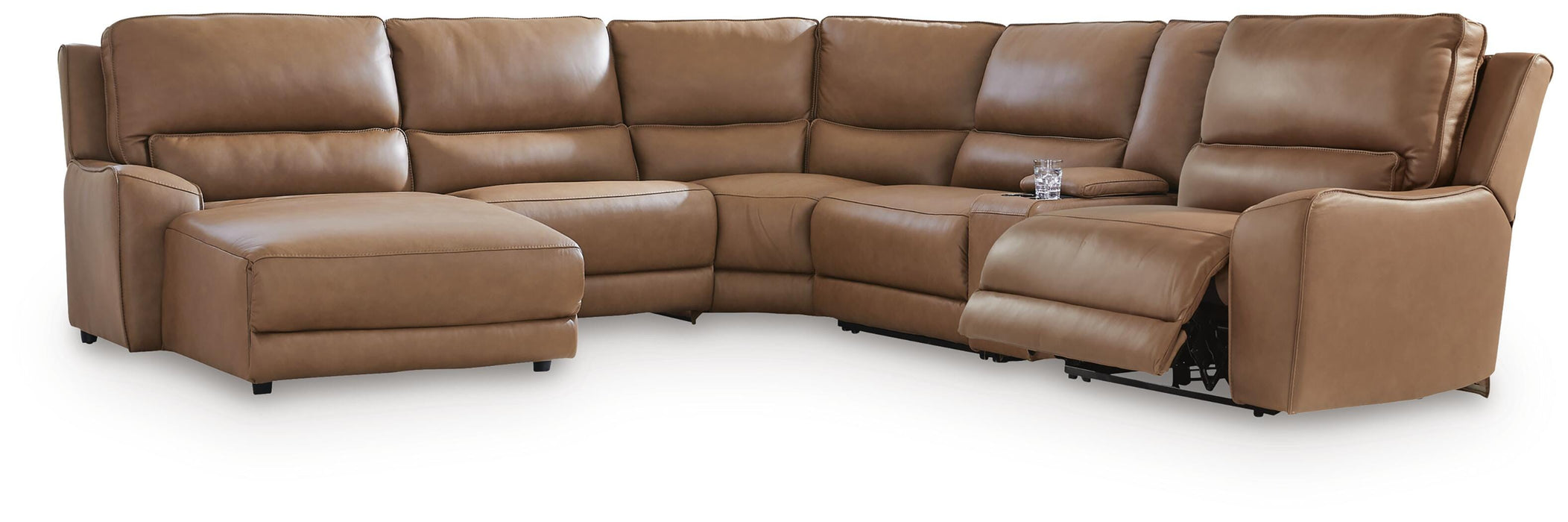 DeepWakes Power Reclining Sectional with Chaise - Aumand's Furniture (North Walpole, NH) 