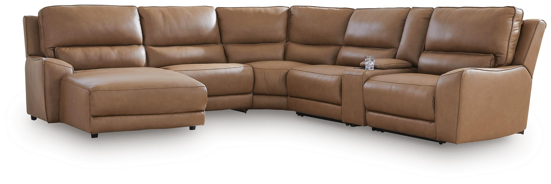 DeepWakes Power Reclining Sectional with Chaise - Aumand's Furniture (North Walpole, NH) 