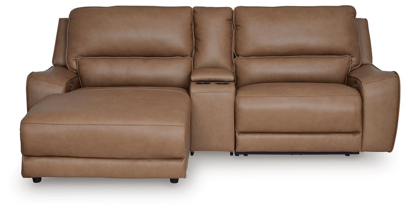 DeepWakes Power Reclining Sectional with Chaise - Aumand's Furniture (North Walpole, NH) 
