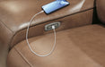 DeepWakes Power Reclining Loveseat with Console - Aumand's Furniture (North Walpole, NH) 